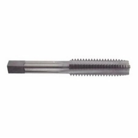 Morse Straight Flute Hand Tap, Series 2046X, Imperial, GroundUNC, 1213, Plug Chamfer, 4 Flutes, HSS, B 32526